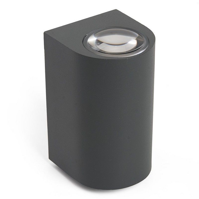 Уличные настенные светильники Светильник уличный светодиодный Feron DH053 2*5W 800Lm 3000K серый 48481 