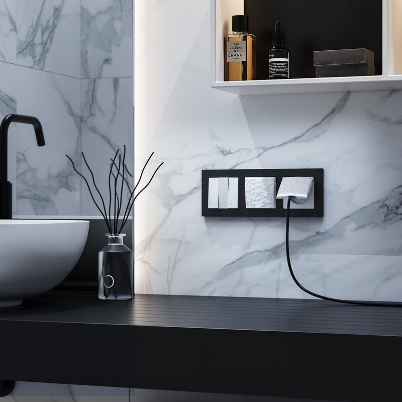 Werkel Белый Hammer механизмы Набор клавиш Werkel  для выключателя трехклавишного (hammer белый) W1239001