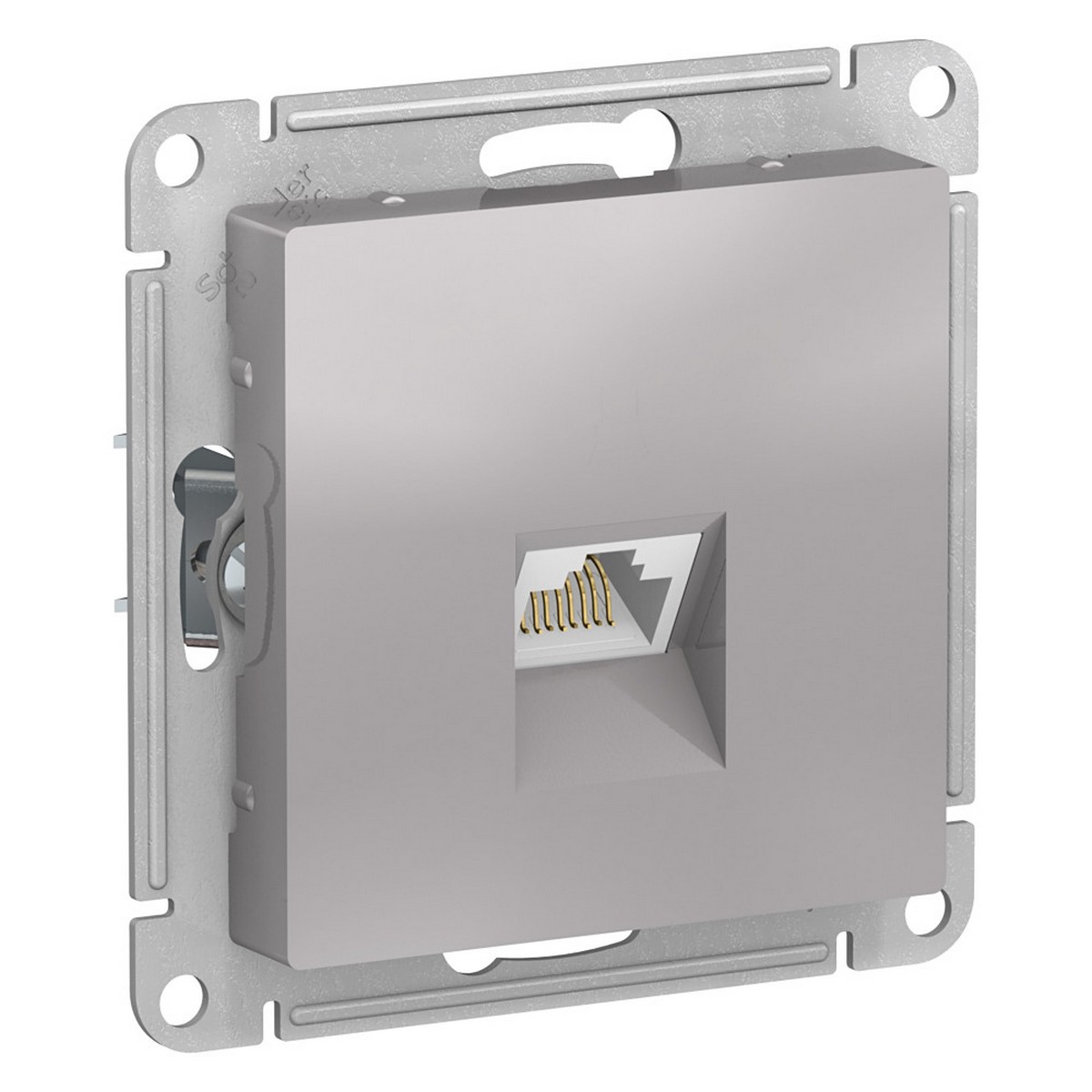 AtlasDesign Алюминий Розетка компьютерная Systeme Electric AtlasDesign Алюминий RJ45, ATN000383