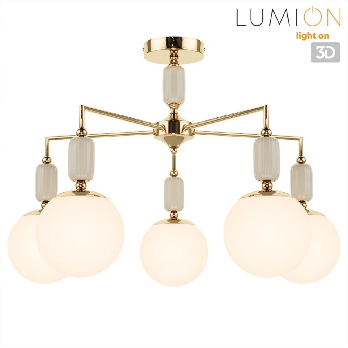 Люстры Люстра потолочная LUMION 6580/5C VIVIEN 