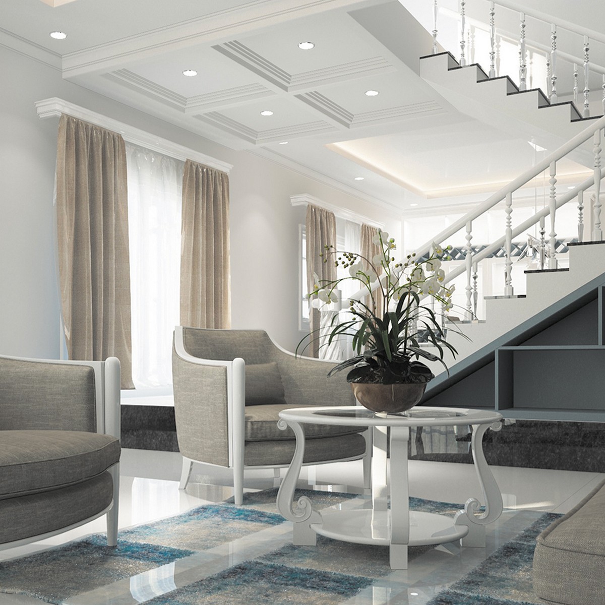 Встраиваемые светодиодные светильники Светодиодный светильник Feron.ONE AL528 встраиваемый 5W 4000K белый 48871 