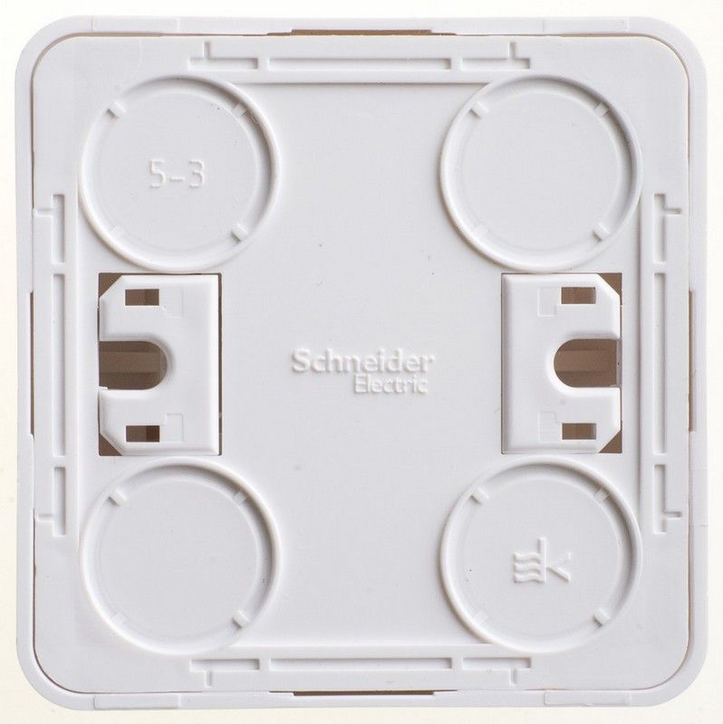 Этюд Белый Выключатель кнопочный Systeme Electric Этюд наружный Белый KA10-001B