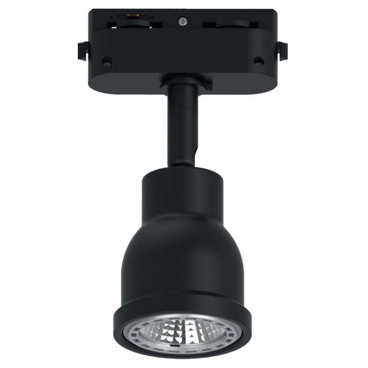 Трековые светодиодные светильники Светильник Feron AL199 трековый однофазный на шинопровод под лампу GU10 черный 51667
