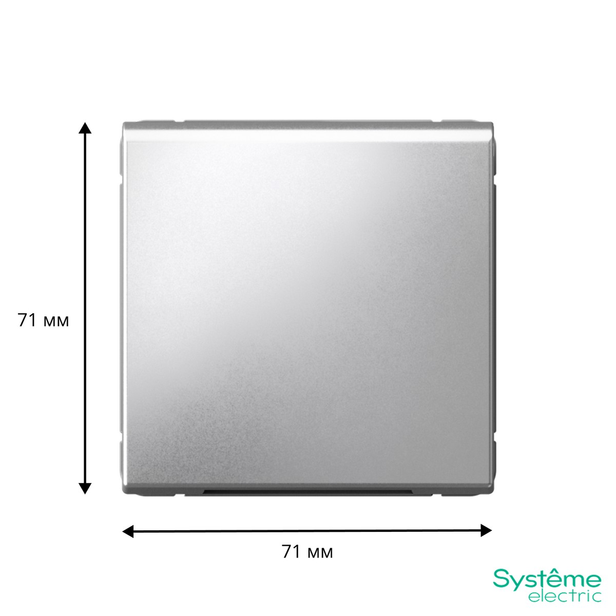 ArtGallery Алюминий Вывод кабеля Systeme Electric ArtGallery Алюминий GAL000399