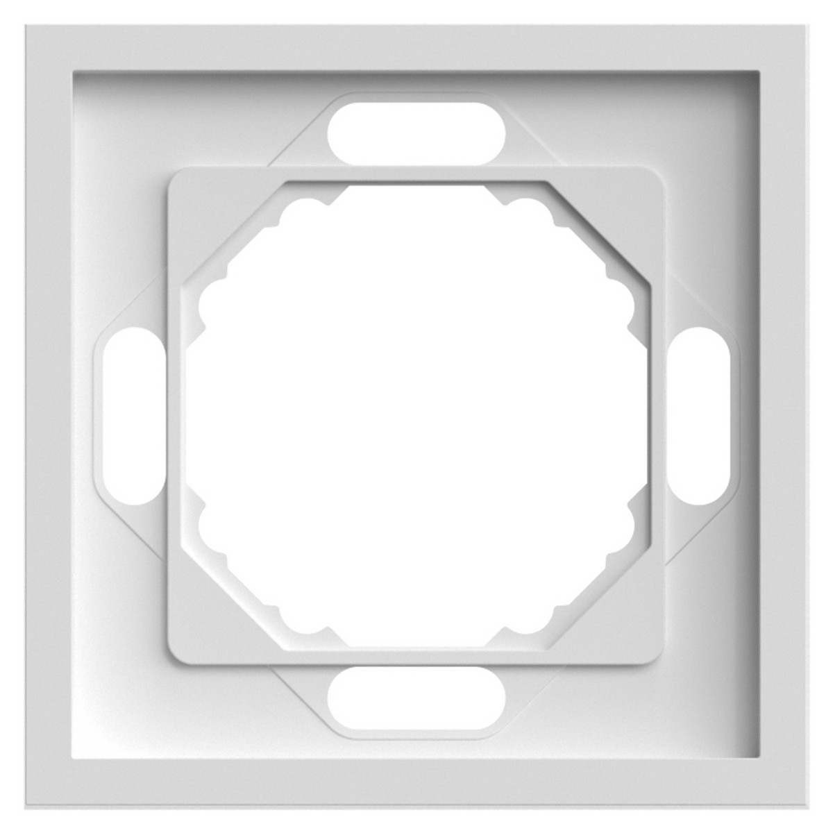 Эмили - Розетки и выключатели Stekker Рамка 1-ая STEKKER Эмили PFR00-5001-01 белый фарфор soft touch 49884