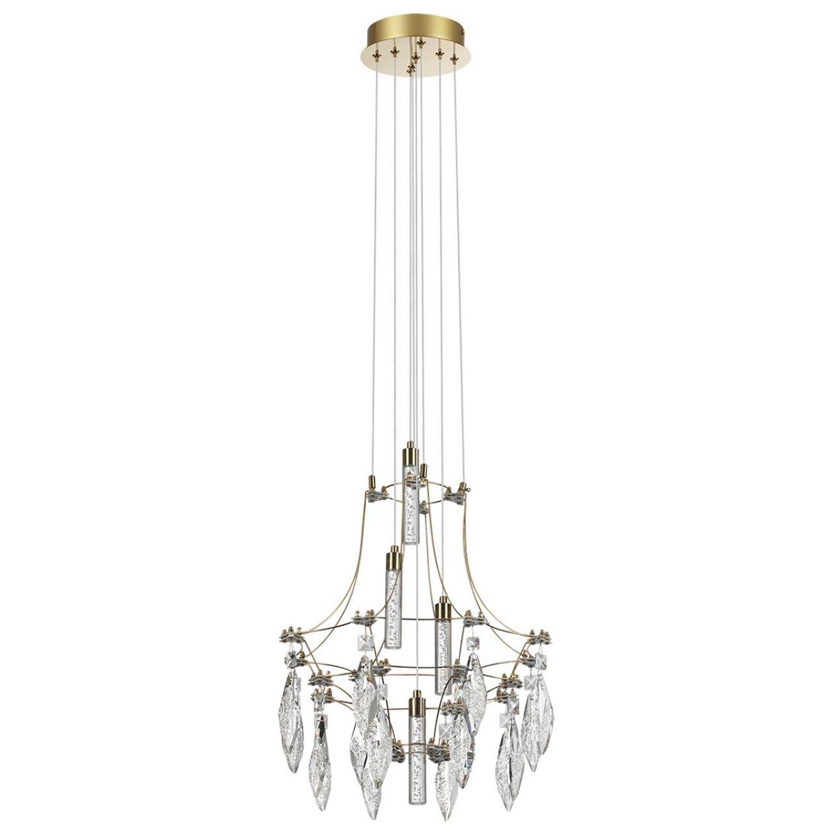 Люстры Подвесной светильник ODEON LIGHT EXCLUSIVE 7000/35L FLAMENCO LED