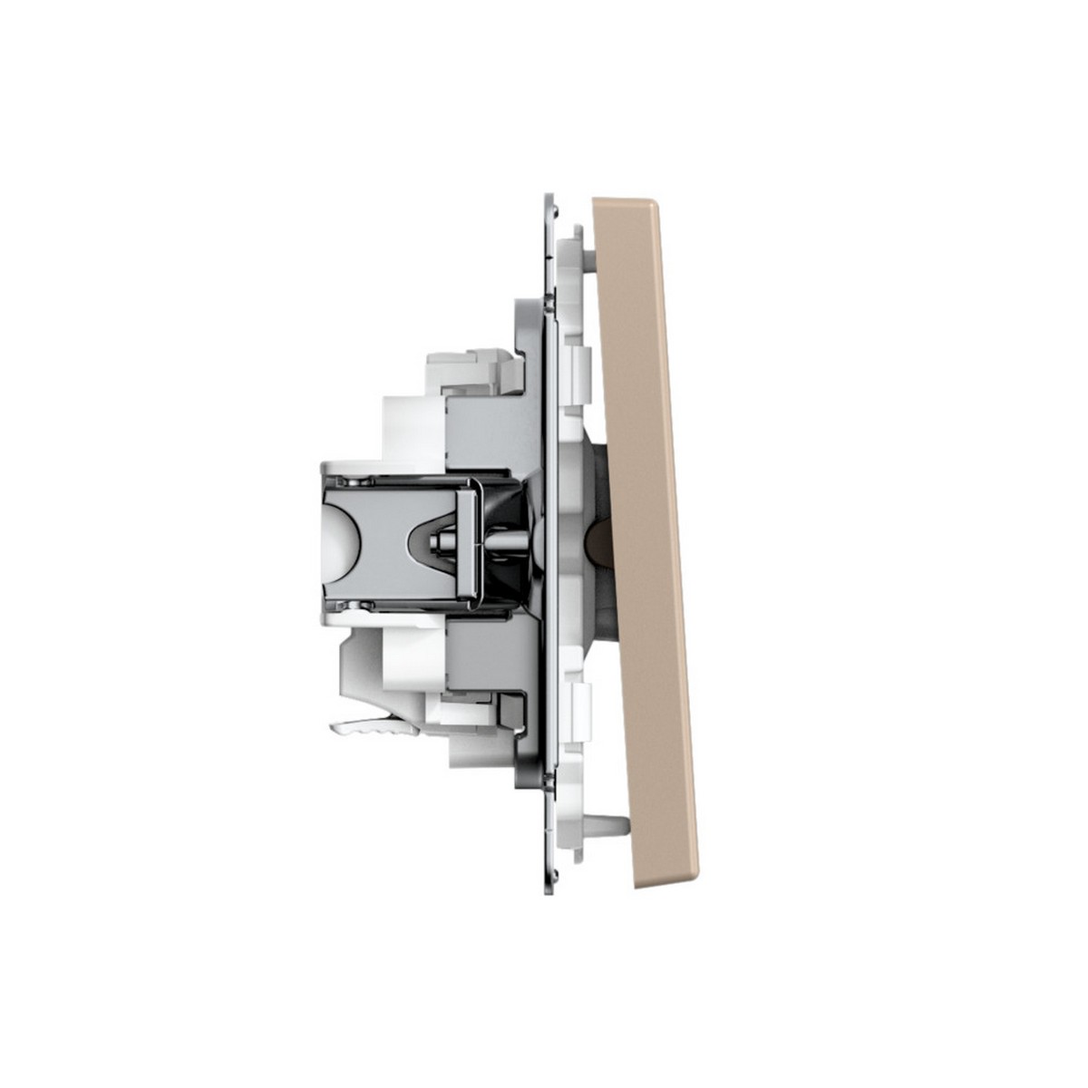 ArtGallery Песочный Выключатель SE ArtGallery Песочный 1-клавишный, быстрозажим. клем. GAL001211S