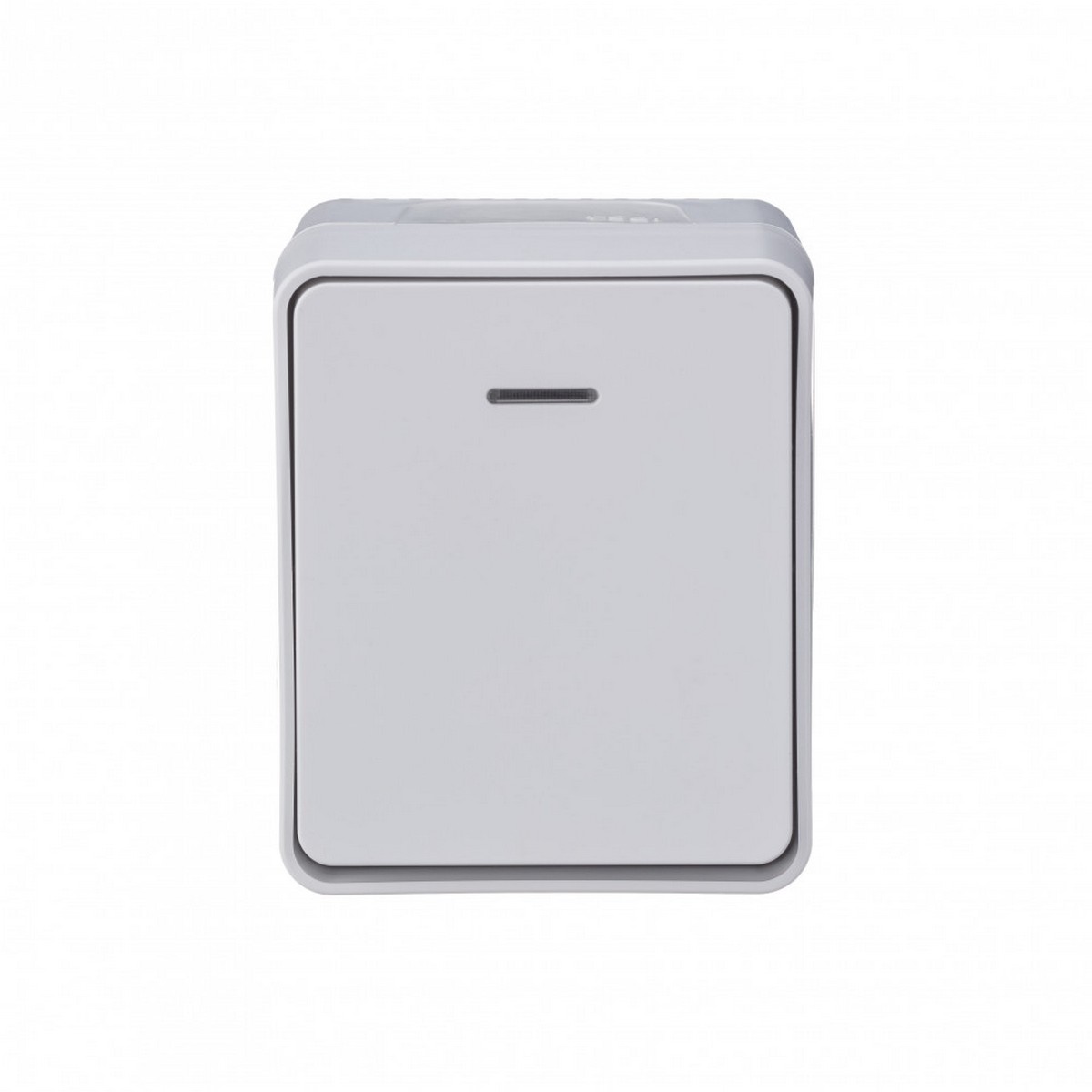 AtlasDesign Белый Выключатель 1-клавишный Systeme Electric AtlasDesign Profi54 наружный Белый с подсветкой IP54 ATN540