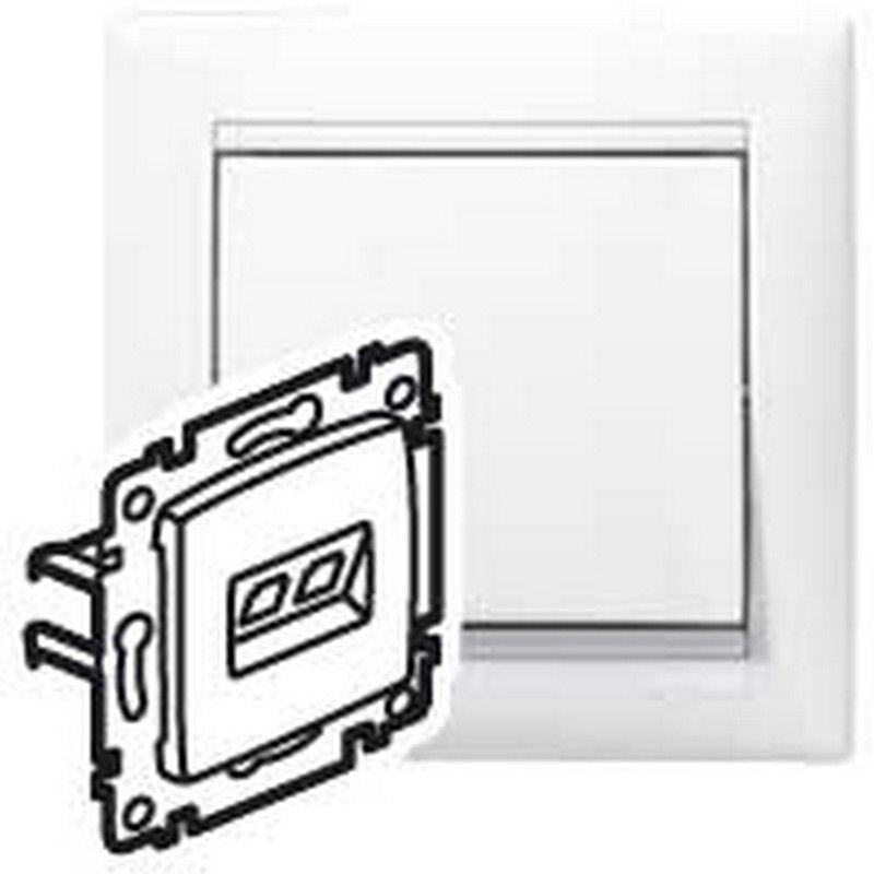 Legrand Valena Classic Белый Розетка компьютерная RJ45 Legrand Valena белый 2-ая 774239