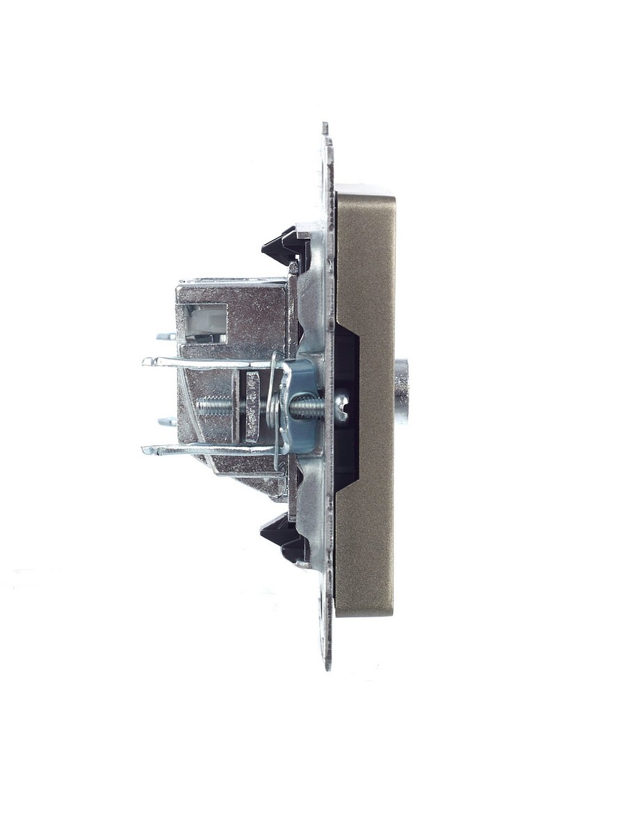 IEK Brite Шампань Розетка IEK BRITE TV оконечная РТВ11-0-БрШ шампань BR-A10-O-K37