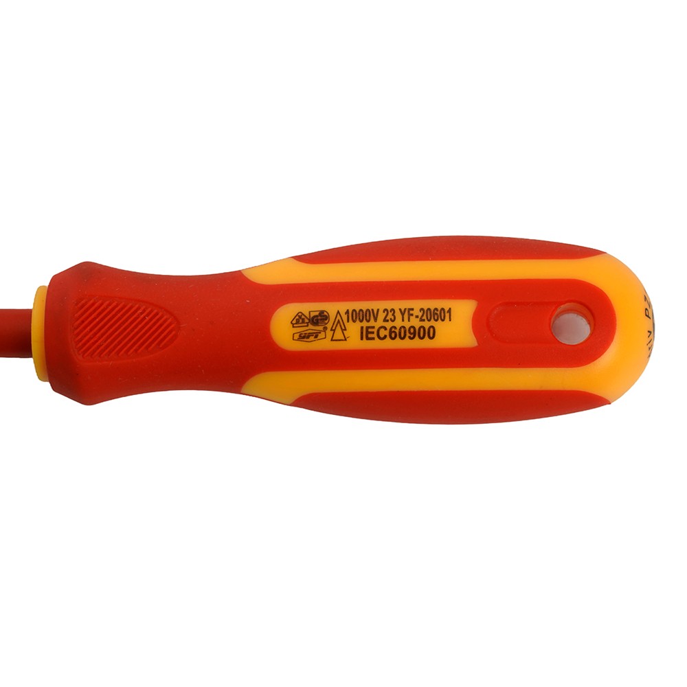 Отвертка крестовая диэлектрическая STEKKER Pz 1 х 80 мм, SDE-PZ1-80 49617 фото