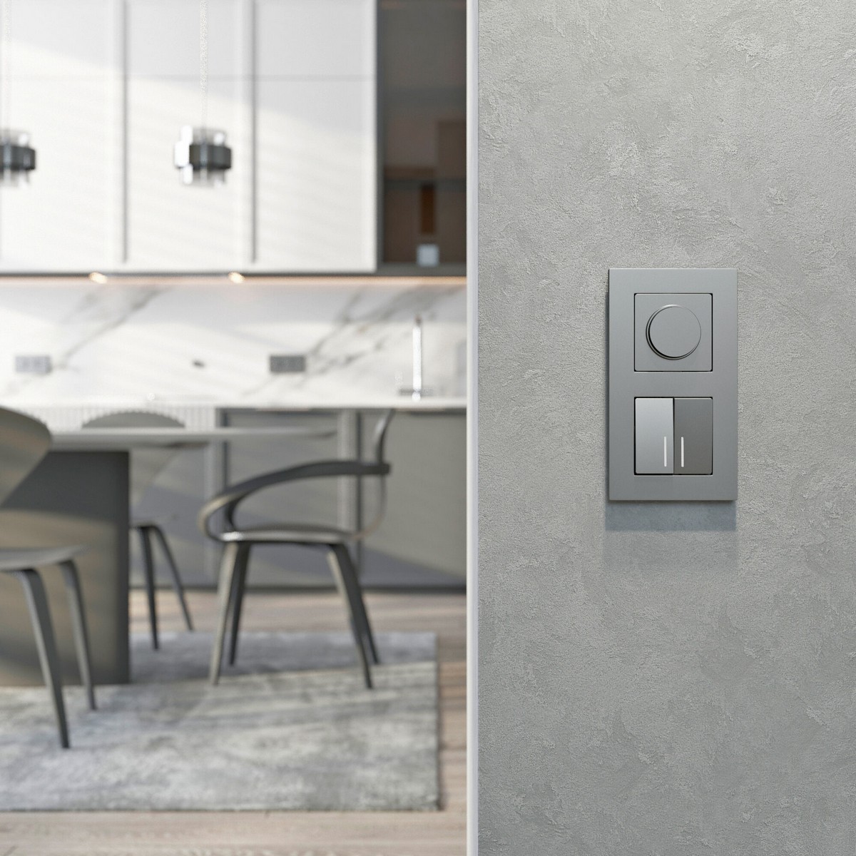 Werkel Серебряный матовый Диммер Werkel N (серебряный матовый) W1142065