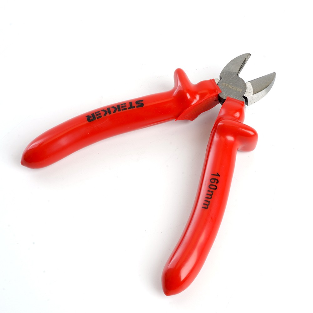 Бокорезы диэлектрические STEKKER  160мм Cr-V PLE3-160-S 39778 фото