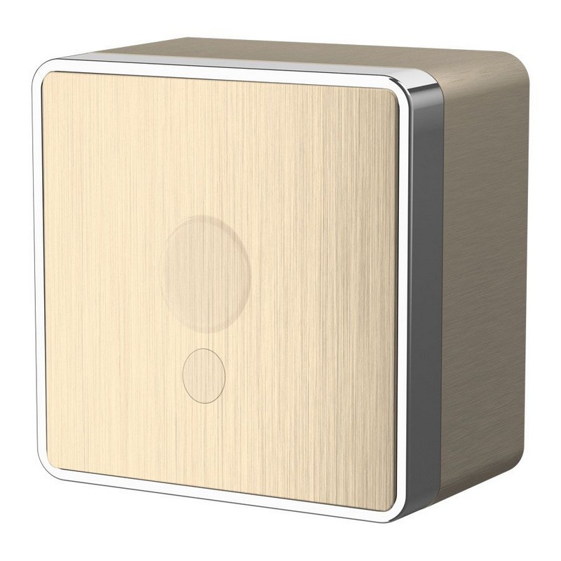 Werkel Gallant шампань рифленный Вывод кабеля Gallant (шампань рифленый) W5050210