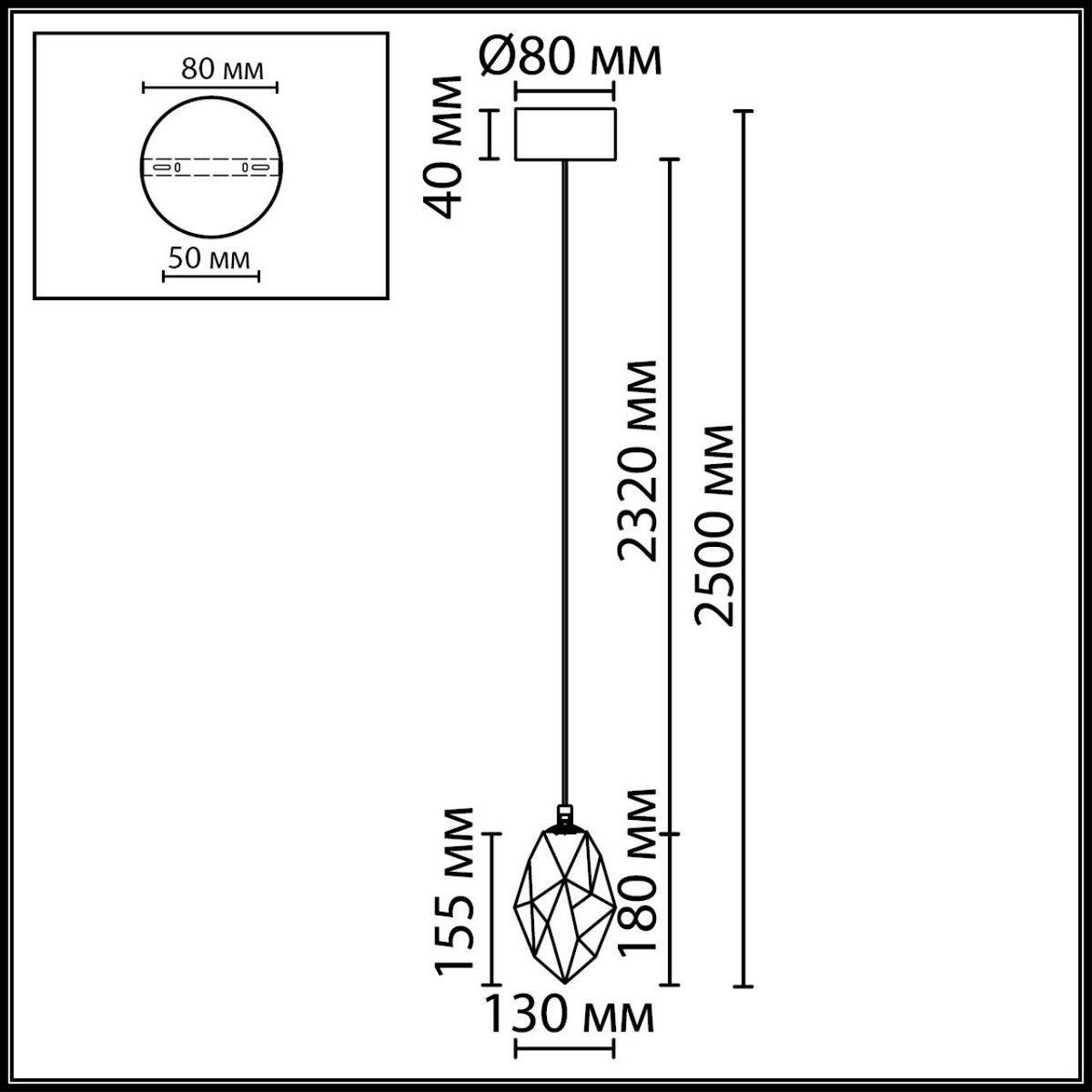 Подвесной светильник ODEON LIGHT 7111/4LA GEMME