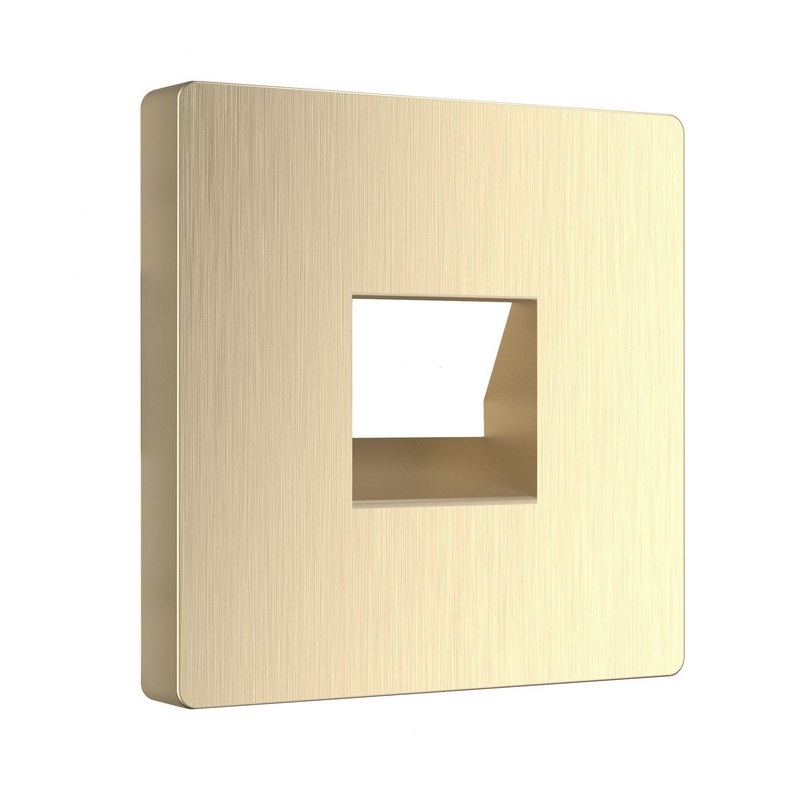 Werkel Шампань рифленный механизмы Накладка Werkel для телефонной розетки RJ11 (шампань рифленый) W1192010