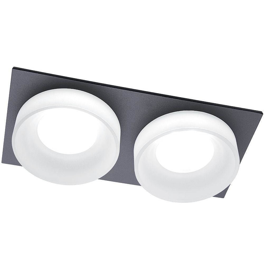 Встраиваемые светодиодные светильники Светильник встраиваемый Feron DL2902 MR16 черный 41138