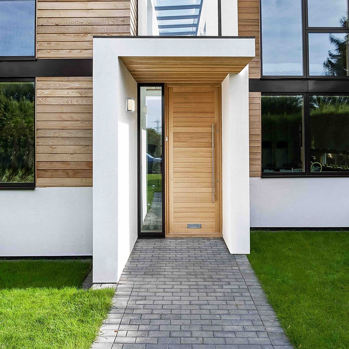 Уличные настенные светильники Светильник садово-парковый Feron DH017 на стену E27 230V сталь 11879 