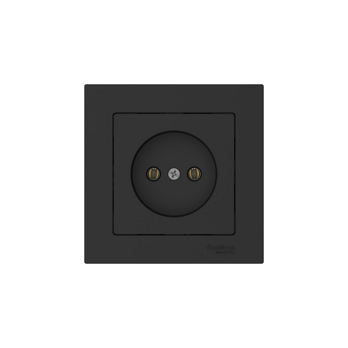 AtlasDesign Карбон Розетка SE AtlasDesign Карбон без заземления в сборе быстрозажим. клем. ATN001040S