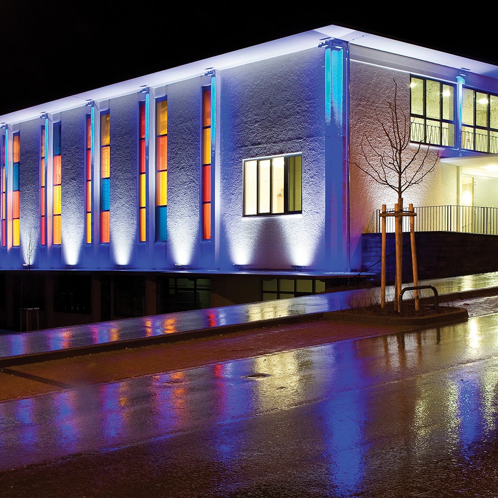 Светодиодные ландшафтные светильники Светодиодный светильник ландшафтно-архитектурный Feron LL-883  85-265V 12W зеленый IP65 32235 