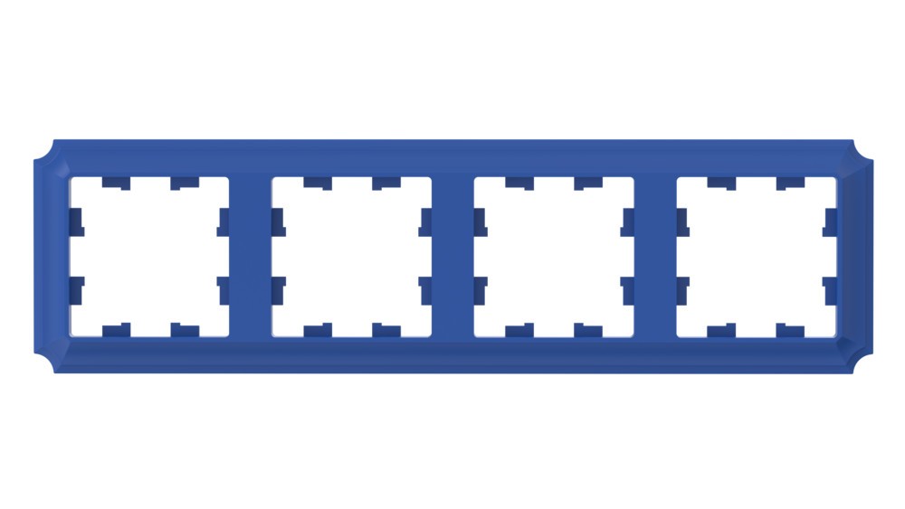 AtlasDesign Рамки Antique Рамка Systeme Electric AtlasDesign Antique Аквамарин 4-ая, универсальная ATN101104