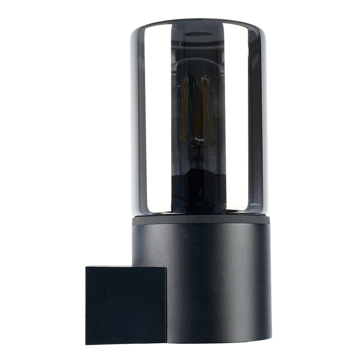 Уличные настенные светильники Светильник Feron DH1801 садово-парковый на стену вверх E27 черный 51992 