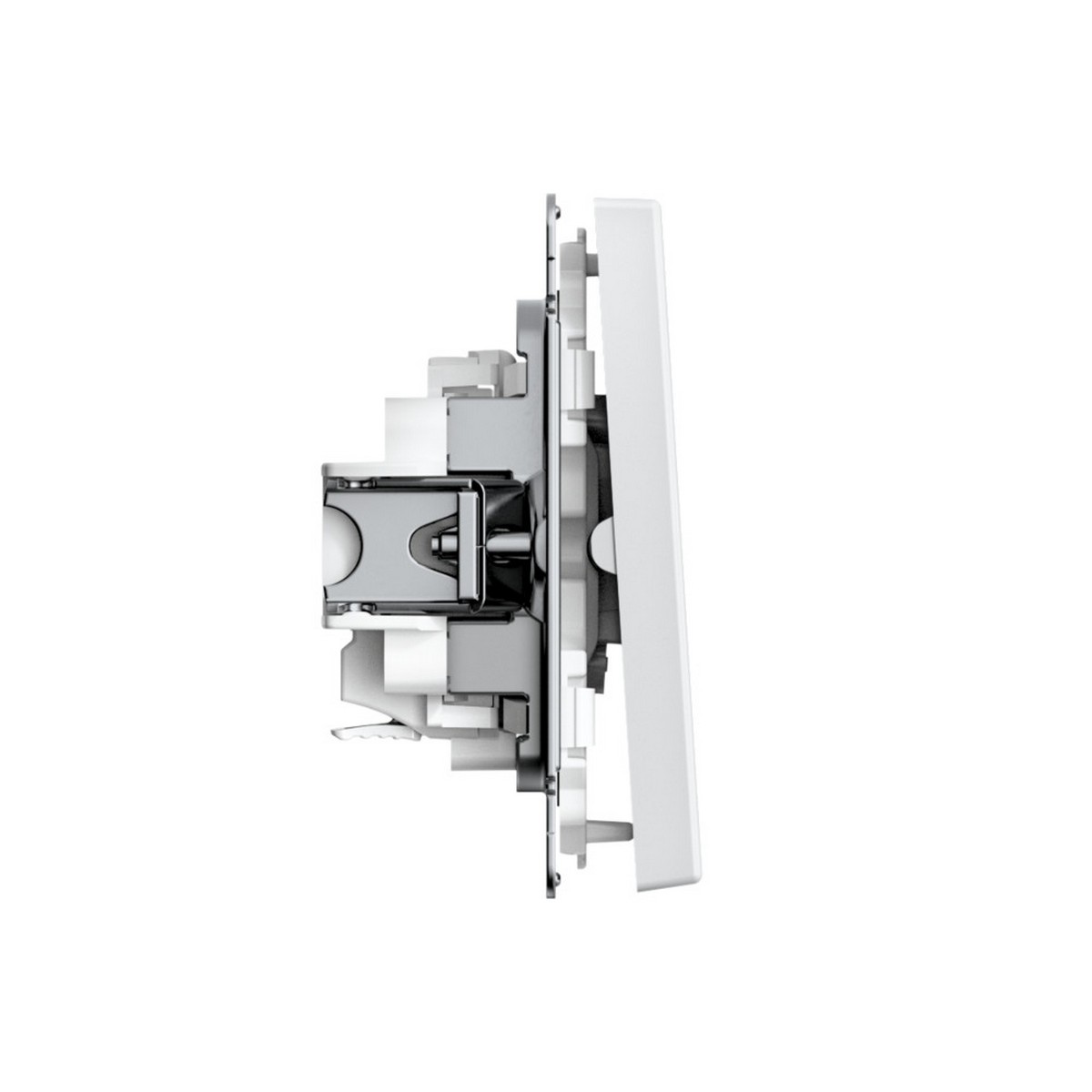 ArtGallery Белый Выключатель SE ArtGallery Белый 2-клавишный, быстрозажим. клем. GAL000151S