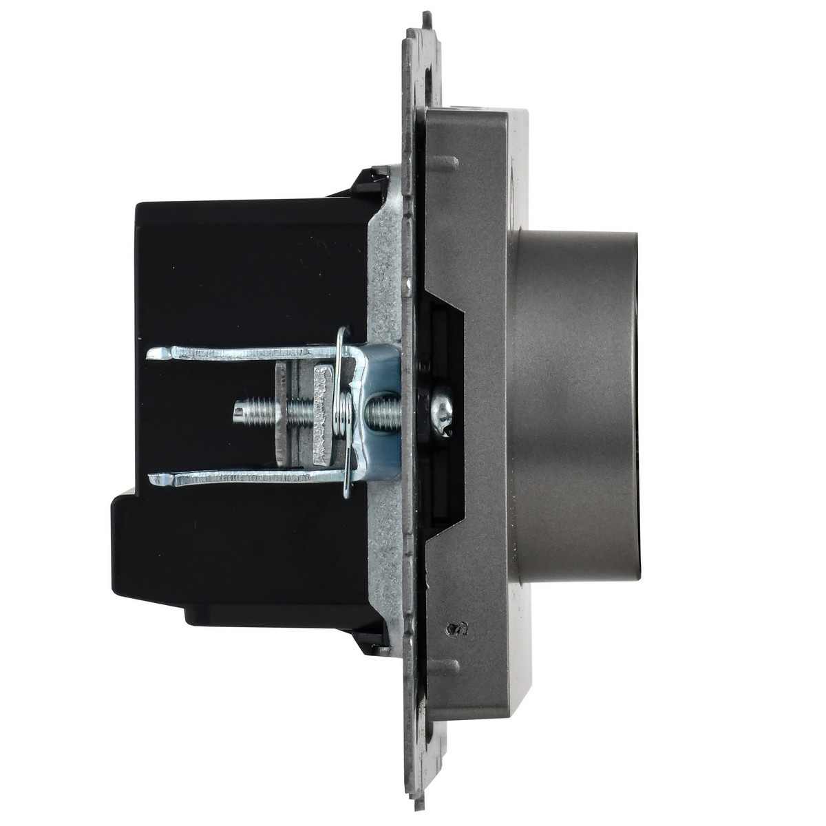 IEK Brite Сталь Термостат электронный IEK BRITE  с инд. ТС10-1-БрС сталь BR-RT11-K46