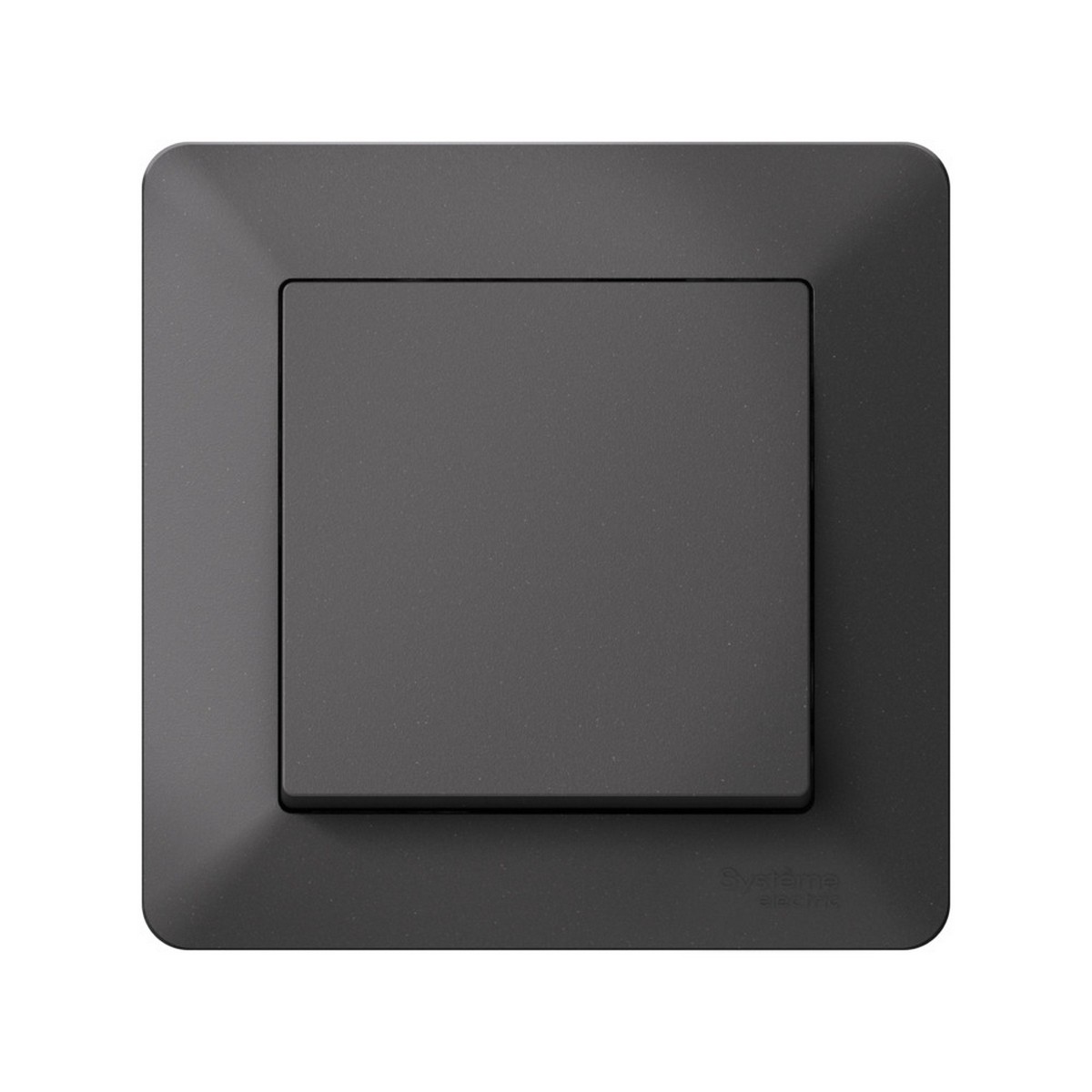 AtlasDesign Базальт Рамка Systeme Electric AtlasDesign Air Базальт/дымчатый черный 1-ая ATN221401