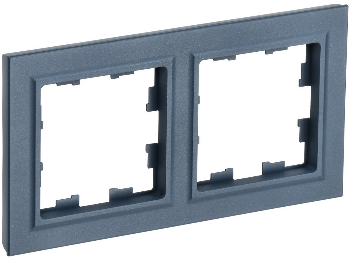 IEK Brite Рамки Рамка IEK BRITE 2-местная РУ-2-БрМ маренго BR-M22-K35