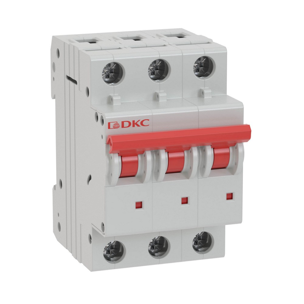 DKC Автоматический выключатель DKC YON pro MD63 3P 6А C 6kA MD63-3C6-6