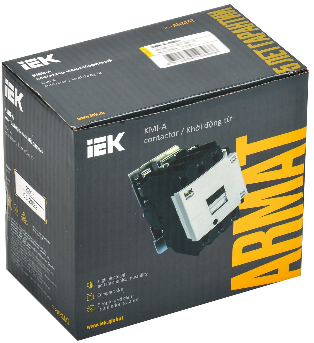 Контакторы Контактор IEK ARMAT КМИ-А-46512 LC1D 65А 48В/АС3 1НО/1НЗ AR-ACC-41-065-048-11 