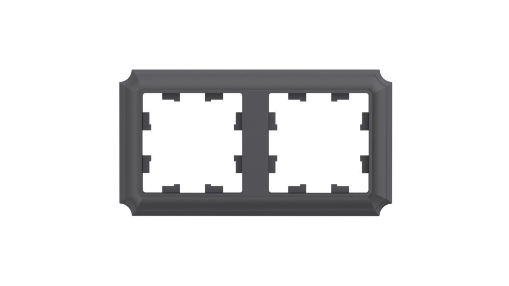 AtlasDesign Рамки Antique Рамка Systeme Electric AtlasDesign Antique Базальт 2-ая, универсальная ATN101402