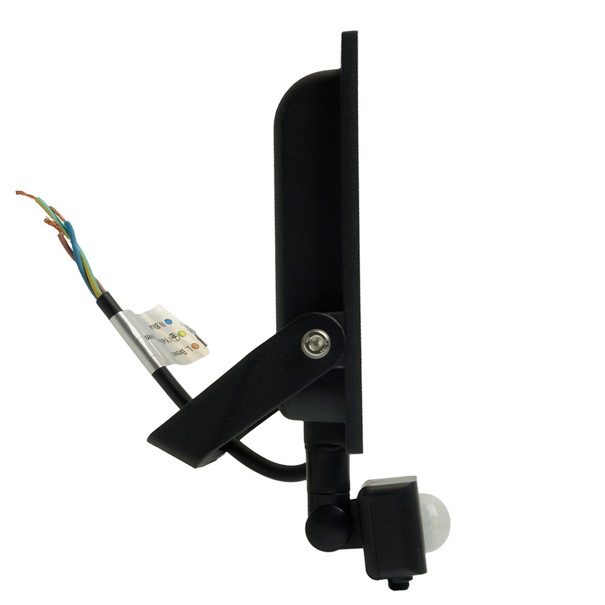 Прожекторы светодиодные Светодиодный прожектор Feron LL-908 IP44 50W с датчиком движения  Черный 6400K 29558 