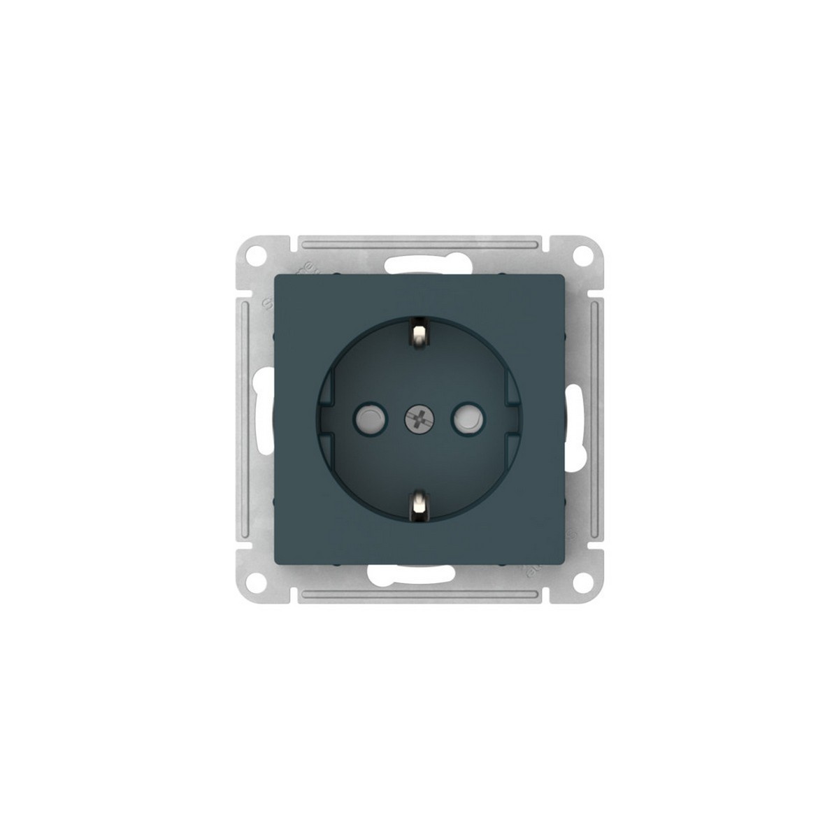 AtlasDesign Изумруд Розетка SE AtlasDesign Изумруд с заземлением со шторками быстрозажим. клем. ATN000845S