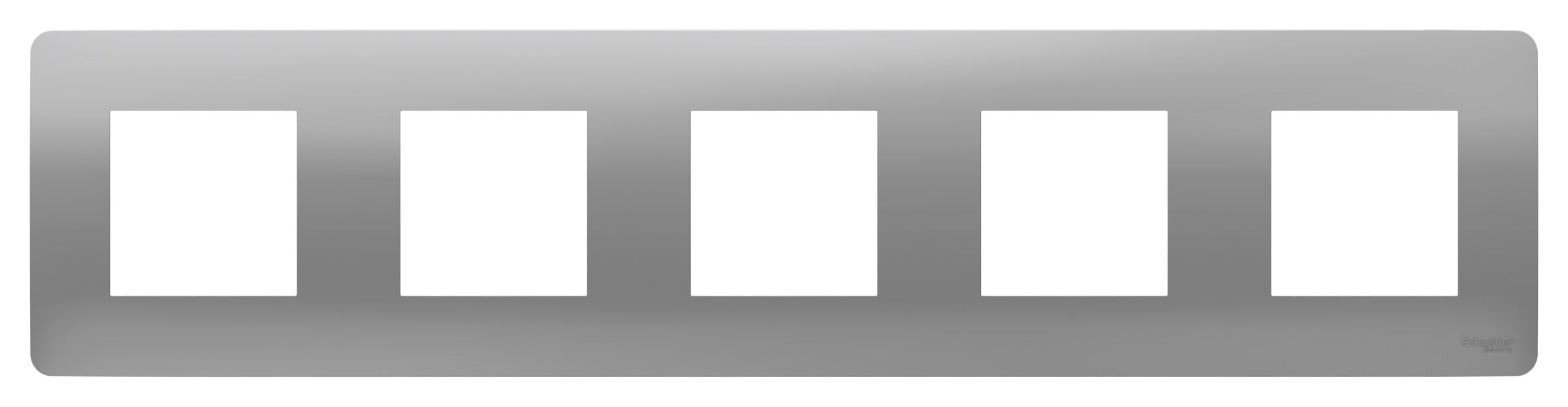 Рамки Unica Studio Алюминий Рамка Unica Studio Алюминий 5-ная NU201030