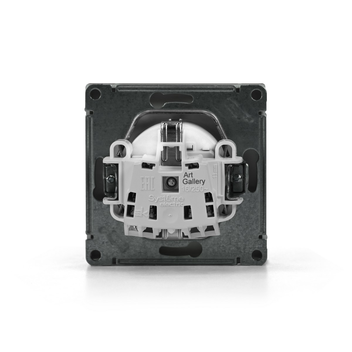 ArtGallery Шампань Розетка SystemeElectric ArtGallery Шампань с заземлением со шторками, 16А быстрозажим. клем. GAL000545S