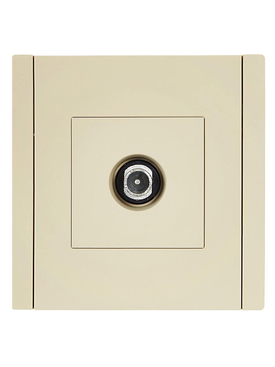 IEK FORTE&PIANO Ваниль Розетка IEK FORTE&PIANO Ваниль TV проходная FP429