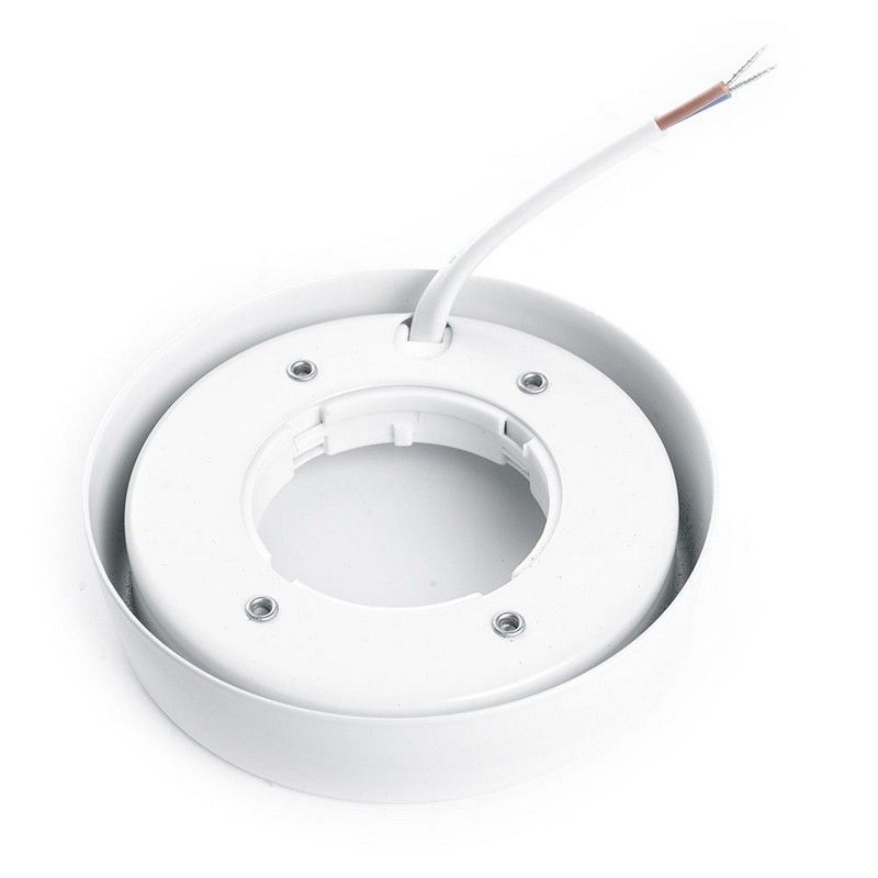 Накладные светодиодные светильники Светильник накладной Feron HL63 потолочный GX53 белый матовый 41703 