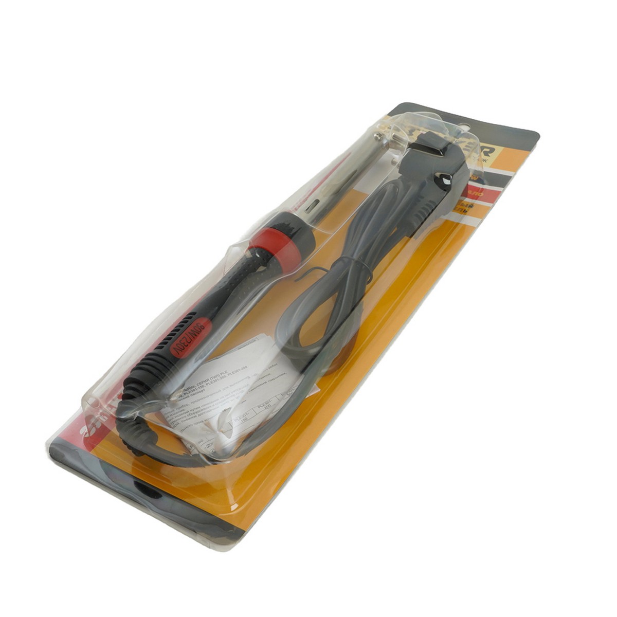 Паяльник с индикатором 80W STEKKER PLE301-80 49810 фото