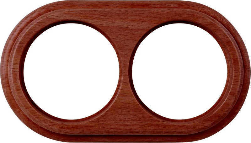 Werkel Ретро Рамка Werkel ретро WL15-frame-02 (итальянский орех) на 2 поста
