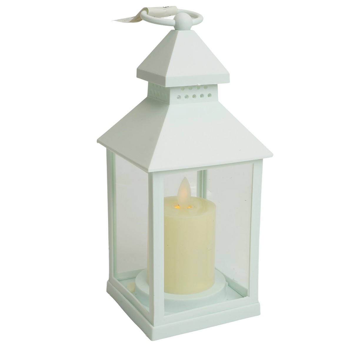 Световая фигура Feron LT133 Свеча "Волшебный фонарь" 1LED 2700K, батарейки 3*ААА, 22см, белый 51458