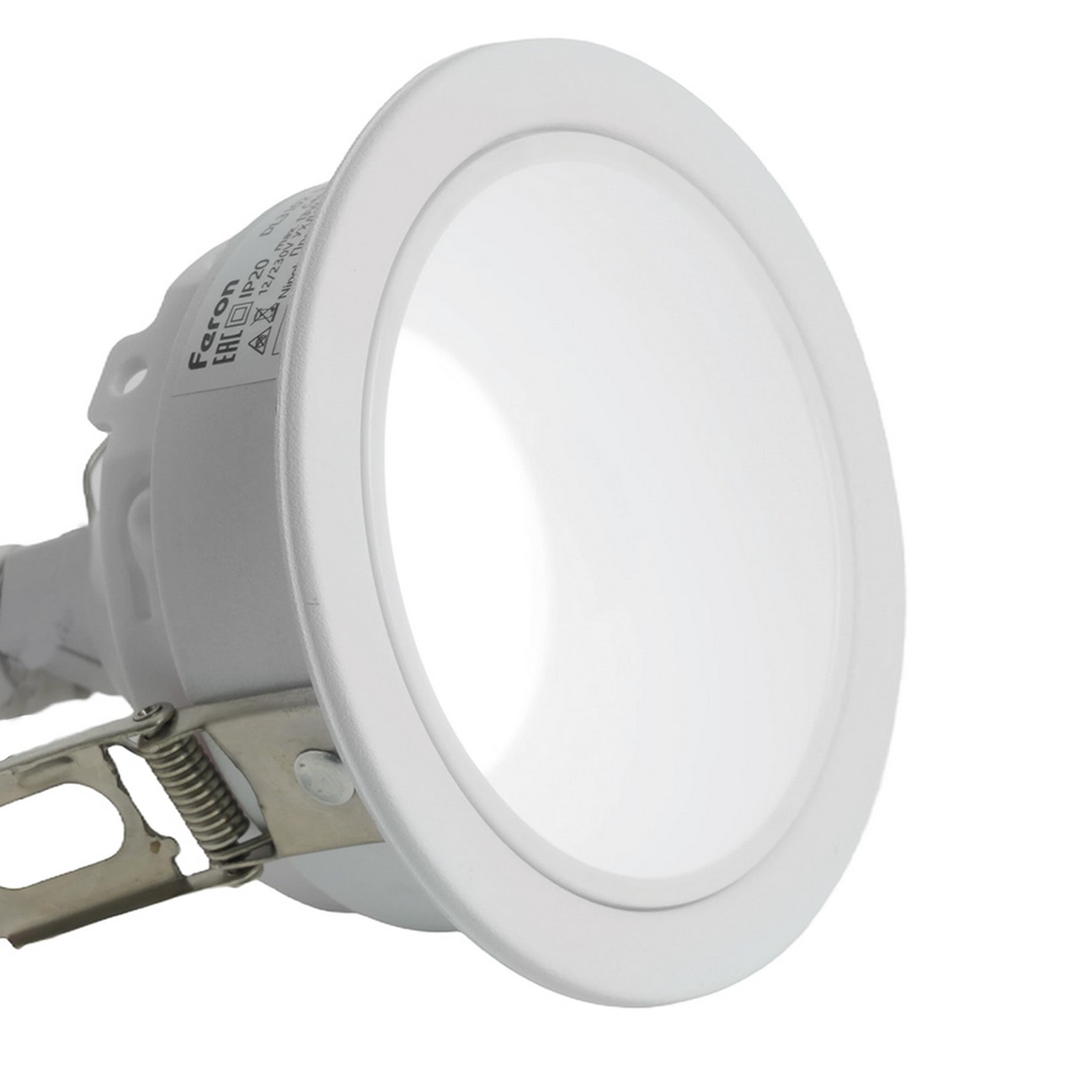 Встраиваемые светодиодные светильники Светильник встраиваемый Feron DL3102 MR16 G5.3 белый 51398 