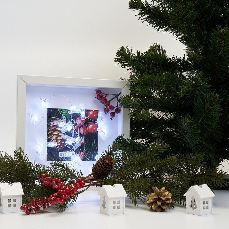 Гирлянда линейная Feron CL573 Прищепки статичная 1.8м USB 2700K 41650