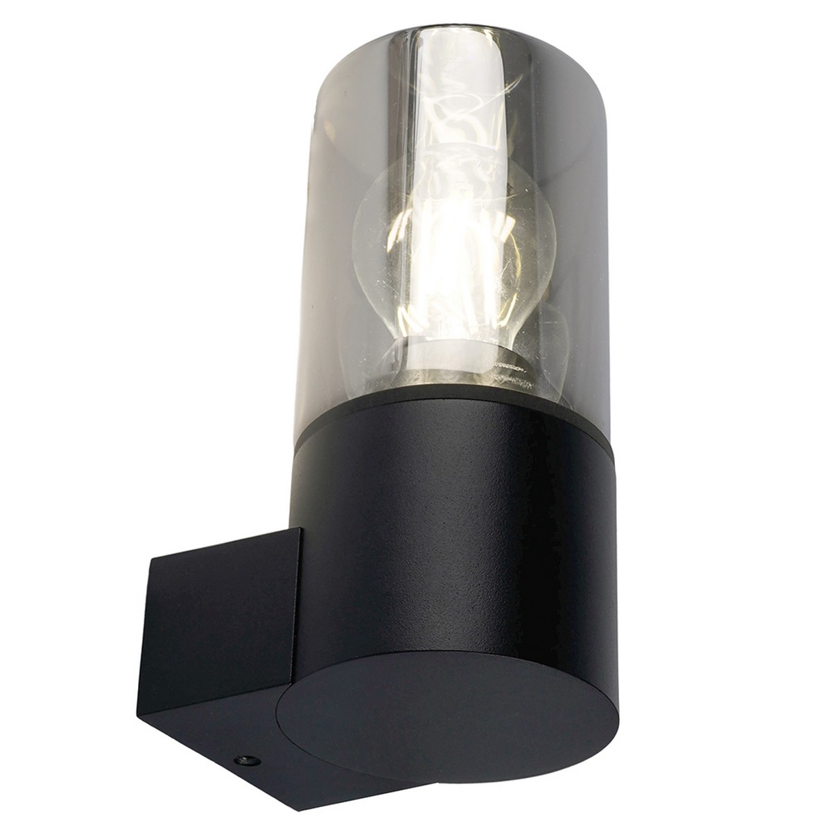 Уличные настенные светильники Светильник Feron DH1801 садово-парковый на стену вверх E27 черный 51992 