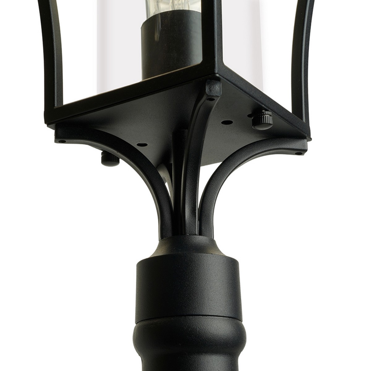 Уличные светильники столб Светильник садово-парковый Feron PL736 столб E27 черный 51272 