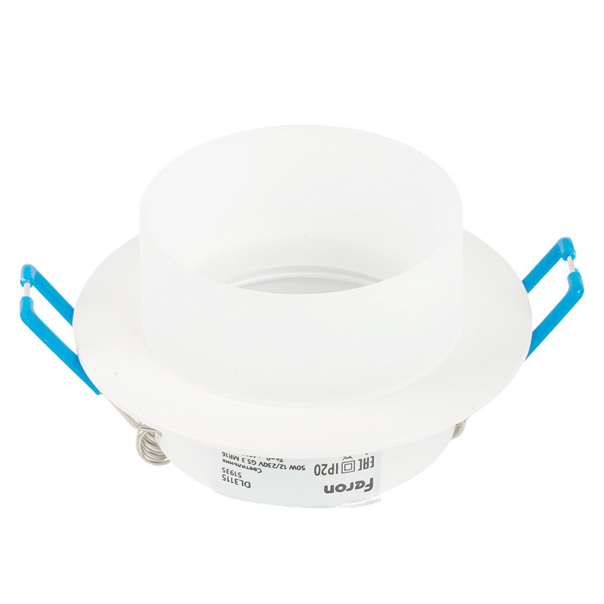 Встраиваемые светодиодные светильники Светильник Feron встраиваемый DL3115 потолочный MR16 G5.3 белый 51935 