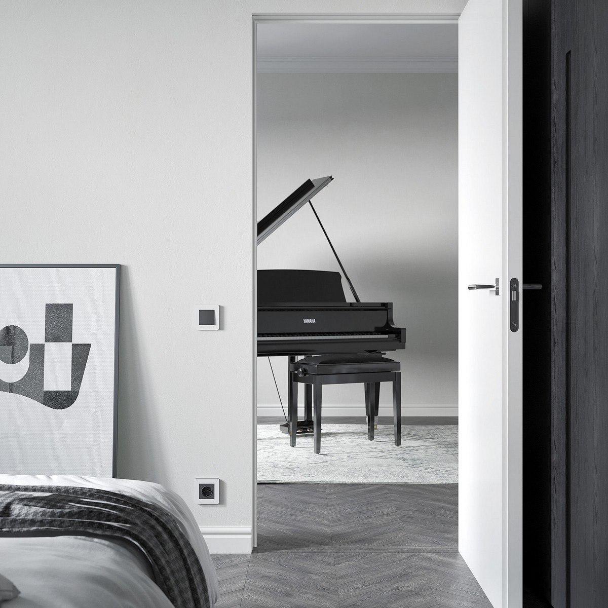 Рамки Werkel Split Рамка Werkel на 1 пост Split (белый/черный, soft-touch) W0013068