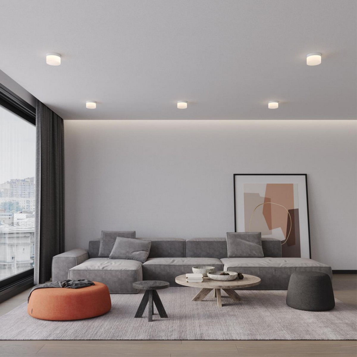 Накладные светодиодные светильники Светильник накладной светодиодный NOVOTECH AURA 359446 