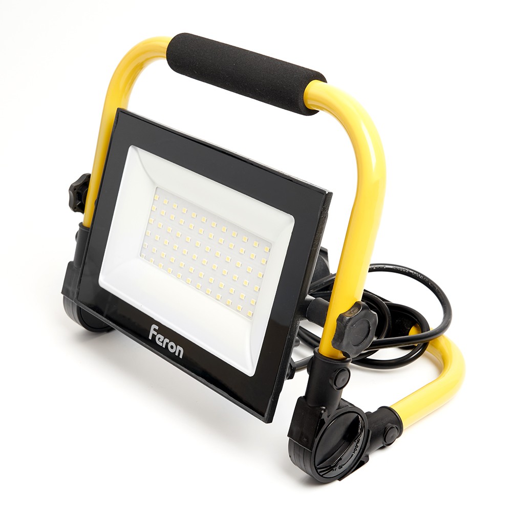 Прожекторы светодиодные Светодиодный прожектор Feron LL-515 переносной 70W 6400K IP65 41545